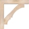 Ekena Millwork Balboa Block Smooth Bracket w/ Offset Brace, Douglas Fir, 7 1/2"W x 42"D x 42"H BKT0806X42X42BOA05SDF - alternate 2